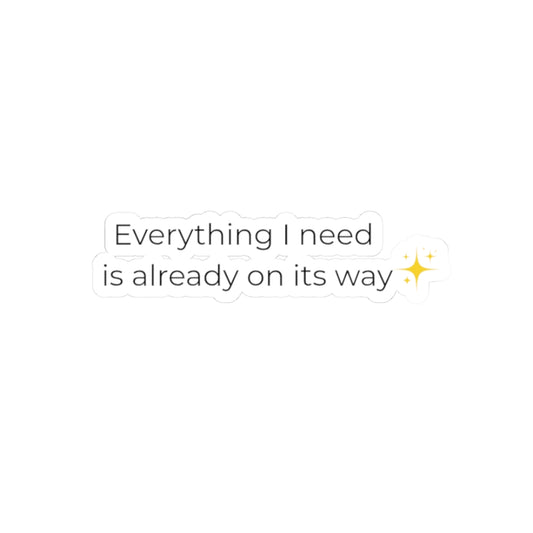 Inspirational Sparkle Decal