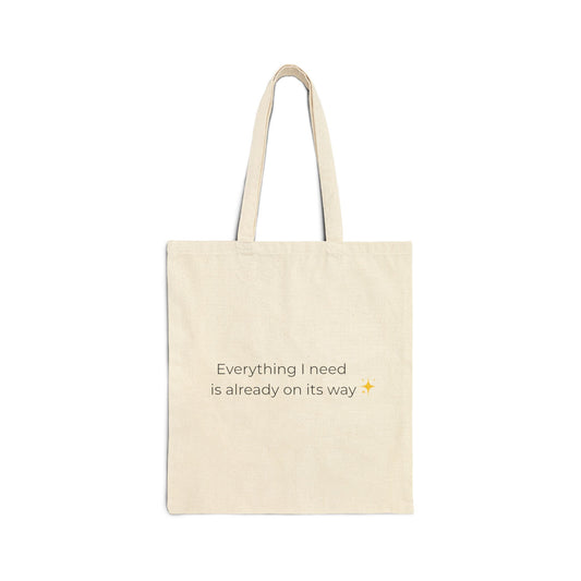 Inspirational Canvas Tote Bag